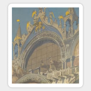 horses of st mark s venice 1901 - Walter Sickert Sticker